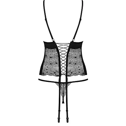 Corset Obsessive Sharlotte Negru L-XL