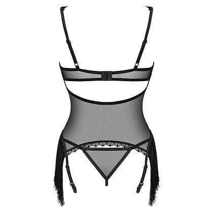Corset Obsessive Sherila Negru XL-2XL