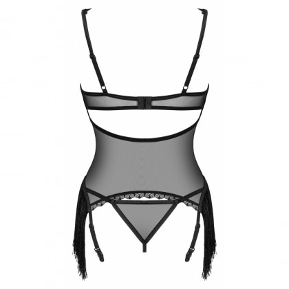 Corset Obsessive Sherila Negru XS-S