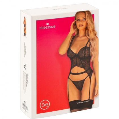 Corset Obsessive Yaskana Negru M-L