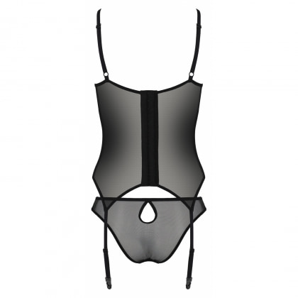 Corset Passion Eco Primula Negru L-XL