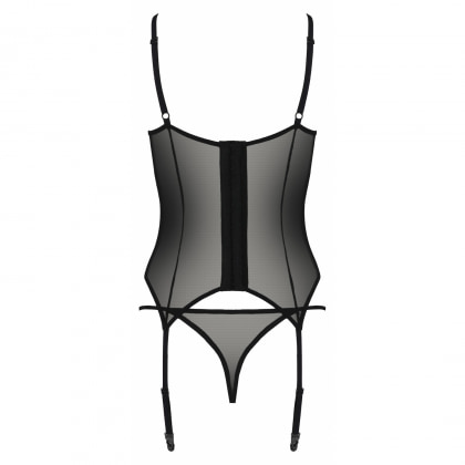 Corset Passion Eco Zinnia Negru L-XL