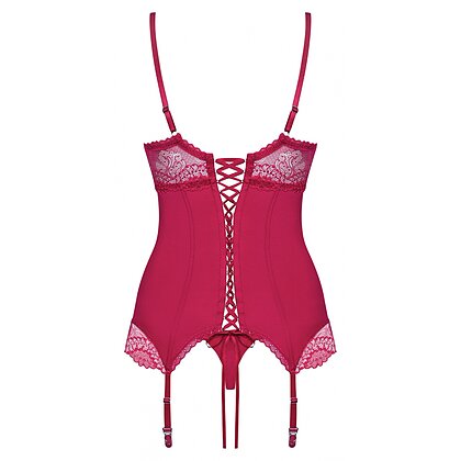 Corset Roșu Obsessive Rosalyne S-M