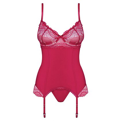 Corset Roșu Obsessive Rosalyne S-M