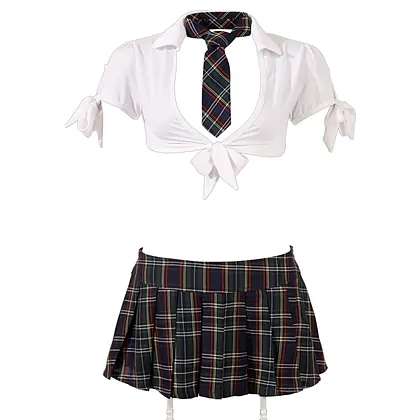 Costum Cottelli Collection Schoolgirl Alb XS