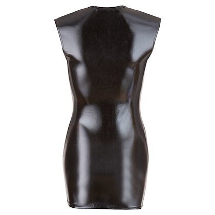 Costum Latex Damă Wetlook With Zip Negru S