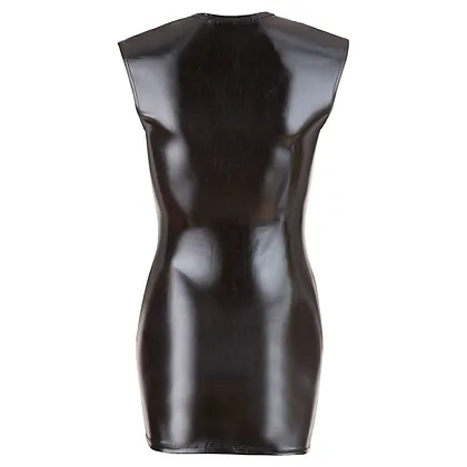 Costum Latex Dama Wetlook With Zip Negru M