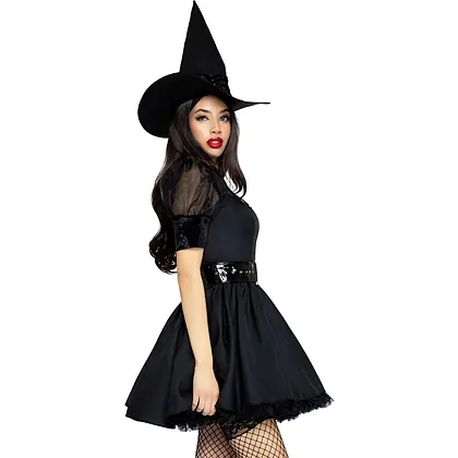 Costum Leg Avenue Bewitching Witch Negru S