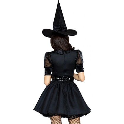 Costum Leg Avenue Bewitching Witch Negru L