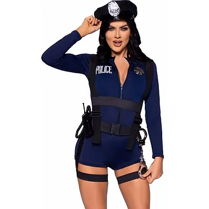 Costum Leg Avenue Flirty Cop Albastru M