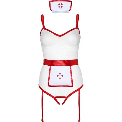 Costum Leg Avenue Nurse Roleplay Alb XS-L