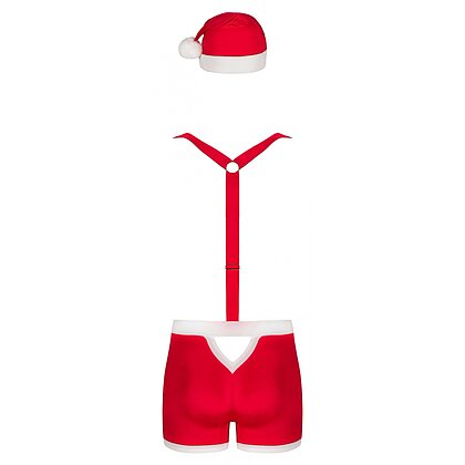 Costum Obsessive Mr Claus Rosu S-M