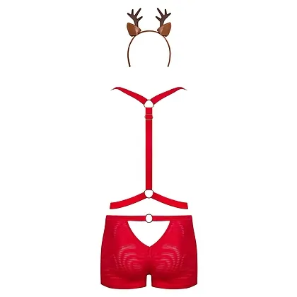 Costum Obsessive Mr. Reindy Roșu L-XL