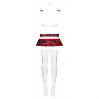 Costum Obsessive Schooly Alb S-M