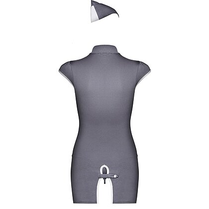 Costum Obsessive Stewardesă Gri S-M