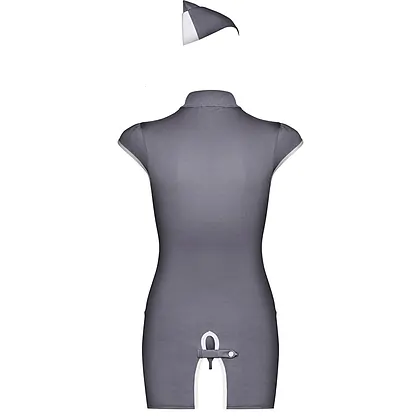 Costum Obsessive Stewardesă Gri S-M