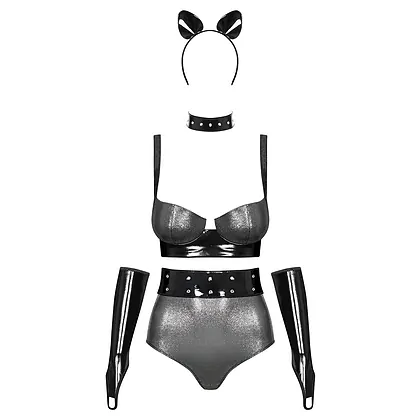 Costum Pisicuța Obsessive Silveria Gri L-XL