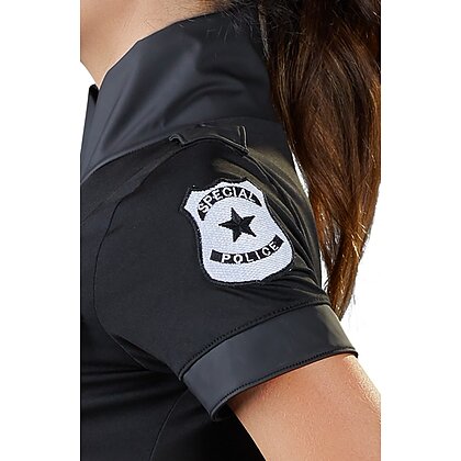 Costum Polițistă Exigentă Cottelli Collection Negru M