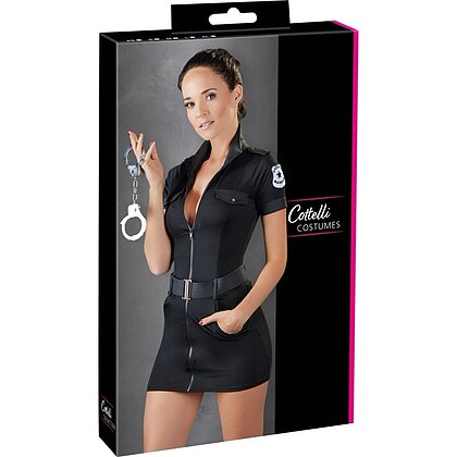 Costum Polițistă Exigentă Cottelli Collection Negru M