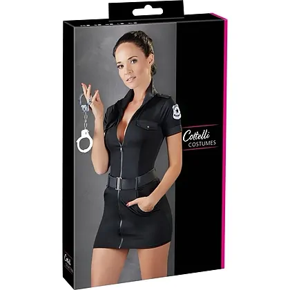 Costum Polițistă Exigentă Cottelli Collection Negru M