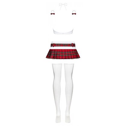 Costum Obsessive Schooly Alb S-M
