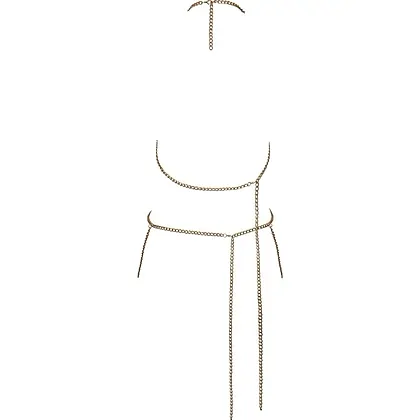 Cottelli Collection – Lanț De Corp Aurit Sofisticat Auriu