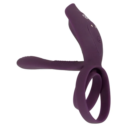 Couples Choice – Inel Vibrant 10 Moduri, Reîncărcabil Mov