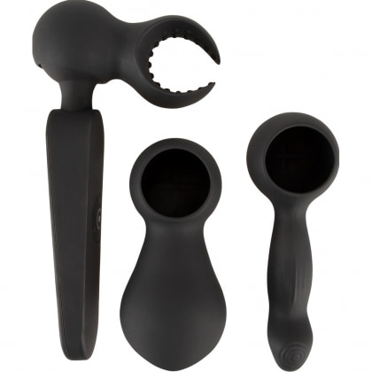 Couples Choice Wand – 12 Moduri, încălzire 41°C, Reîncărcabil Negru