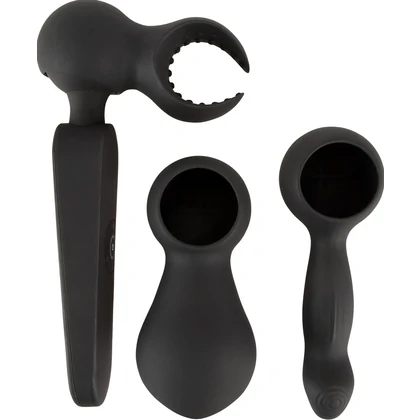 Couples Choice Wand – 12 Moduri, încălzire 41°C, Reîncărcabil Negru