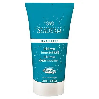 Cremă anticelulitică drenantă pentru noapte, Seaderm, 200 ml