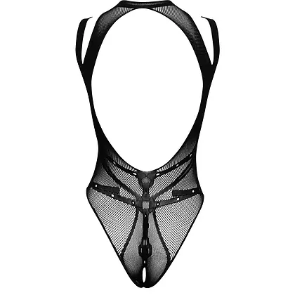 Crotchless Body Cottelli Collection Maya Negru S-L