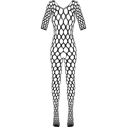 Crotchless Catsuit Cottelli Collection Forbidden Negru S-L