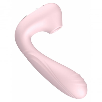 Crushious Pookie Stimulator cu Dublă Stimulare, Reîncărcabil Roz
