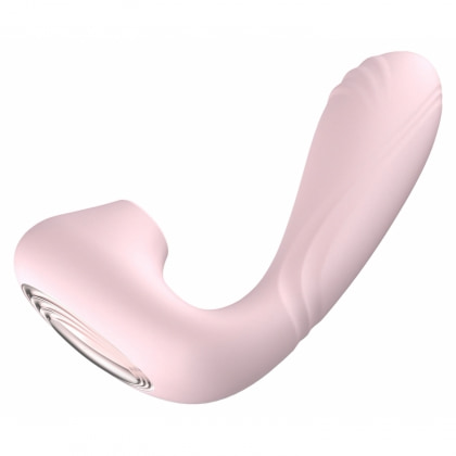 Crushious Pookie Stimulator cu Dublă Stimulare, Reîncărcabil Roz