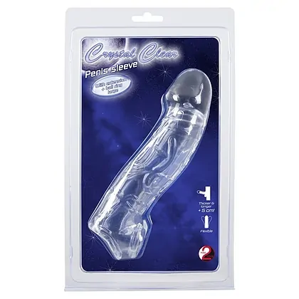 Crystal Skin Penis Sleeve Transparent