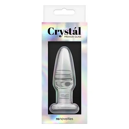 Crystal Tapered Plug Small Transparent