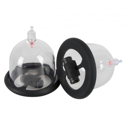 Cupe Vibratoare Pentru Sfârcuri Bad Kitty Transparent
