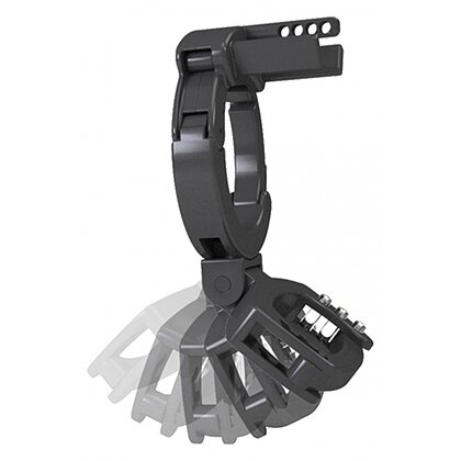 Cusca de Castitate Cu Electrostimulare Enemy No. 3 Transparent
