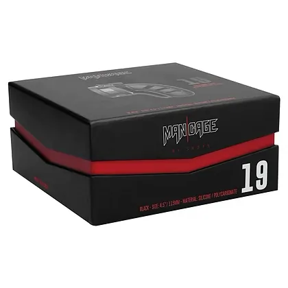 Cușcă de Castitate Man Cage Silicon Model 19 Negru