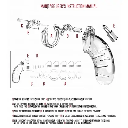 Cusca Penis ManCage Transparent