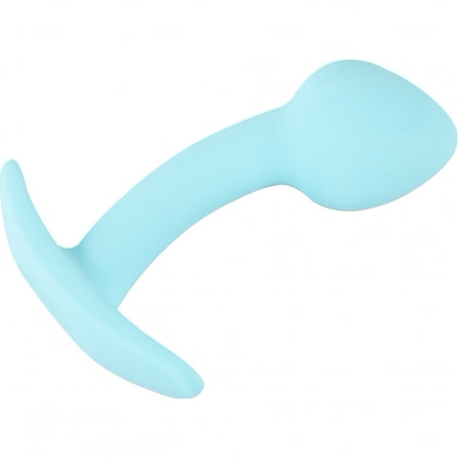Cuties Plug Albastru — Mini Plug silicon 7.1 cm Discret