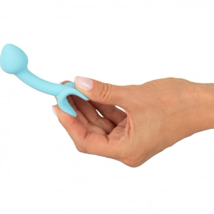 Cuties Plug Albastru — Mini Plug silicon 7.1 cm Discret