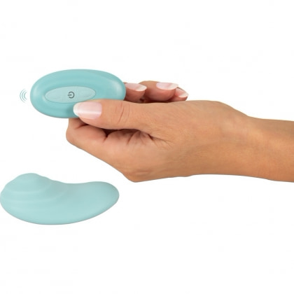 cuties RC Panty - Vibrator Discret, 10 Moduri, Reîncărcabil Albastru