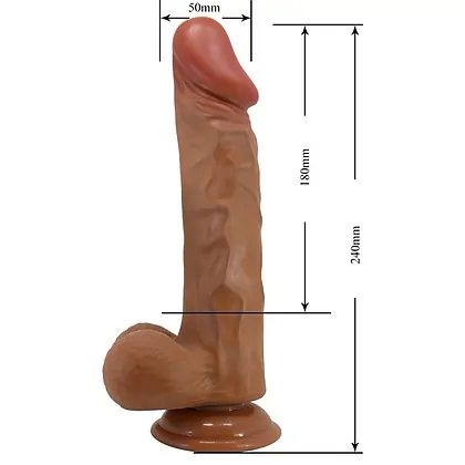 Debra curbat 24cm, Ventuză Puternică, Textură Realistă