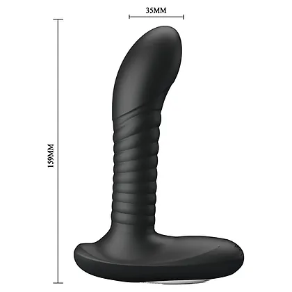 Debra Mr. Play Masator Prostată – 12 Vibrații, 3 Rotații Negru