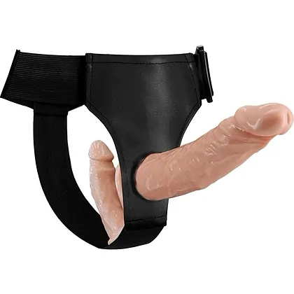 Debra Strap-On Dublu Realist, Ham Reglabil