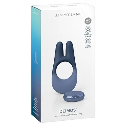 Deimos Albastru JimmyJane - Inel 2 Motoare, 7 Moduri