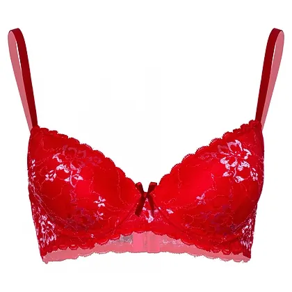 Sutien Daring Intimates Demi Floral Lace Roșu M