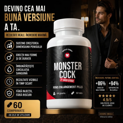 Devils Candy Monster Penis — 60 Capsule, Supliment Bărbați