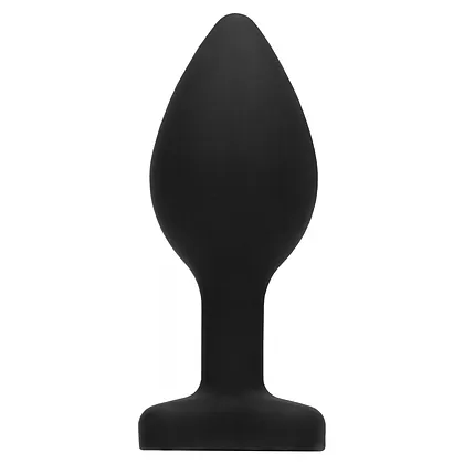 Diamond Heart Anal Plug Negru Regular